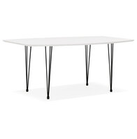 Design Eettafel DIAMANTO wit 170-270cm
