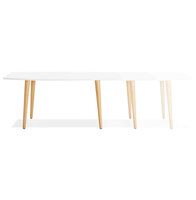 Eettafel Stockholm uitschuifbaar wit 170-220-270cm