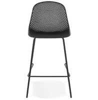 Counter chair Ellen barkruk kunststof zwart voor kookeiland