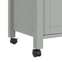 Keukentrolley Monza 84X40X90 Cm Massief Grenenhout Grijs