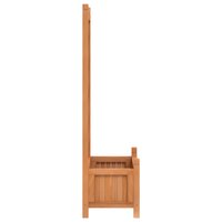 Plantenbak Met Latwerk Massief Vurenhout Bruin 55 x 29,5 x 30 cm