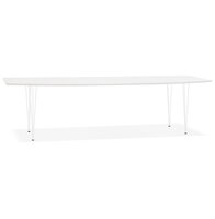 Design Eettafel DIAMANTO wit 170-270cm uitschuifbaar