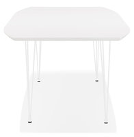 Design Eettafel DIAMANTO wit 170-270cm uitschuifbaar