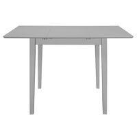 Eethoek Wilma 4 stoelen met tafel grijs uitschuifbaar