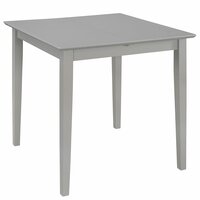 Eethoek Wilma 4 stoelen met tafel grijs uitschuifbaar