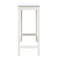 Bartafel Jazz Massief Grenenhout 100 x 50 x 110 cm Wit