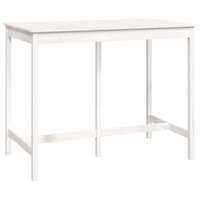 Bartafel Jazz Massief Grenenhout 140 x 80 x 110 cm Wit