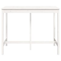 Bartafel Jazz Massief Grenenhout 140 x 80 x 110 cm Wit