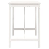 Bartafel Jazz Massief Grenenhout 140 x 80 x 110 cm Wit