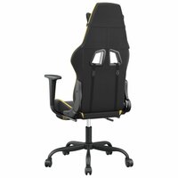 Gamestoel - Gaming stoel - Game stoel - Champion - Goud - met voetensteun - massage