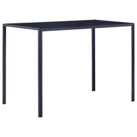 Eethoek Manders blauw 105x60cm met 4 stoelen