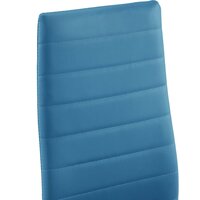 Eethoek Manders blauw 105x60cm met 4 stoelen