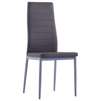 Eethoek Manders grijs 105x60cm met 4 stoelen