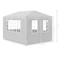 Partytent Rome 3x4 m wit