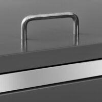 Containerberging driedubbel 207x77,5x112,5 cm roestvrij staal
