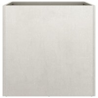 Plantenbak 49x47x46 cm roestvrij staal zilverkleurig