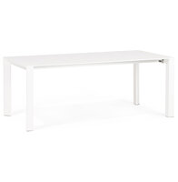 Eettafel Enkel hout wit uitschuifbaar 190-270cm