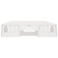 Partytent Luxe met zijwanden professioneel 90 g/m&sup2; 4x9 m wit