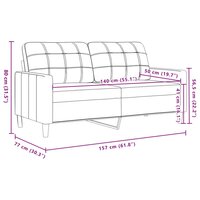 Loungeset Lumina met kussens en bolsters fluweel zwart