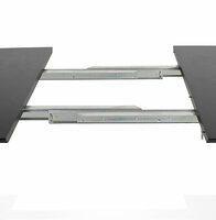 Eettafel Strik zwart uitschuifbaar essenhout 170-270cm 