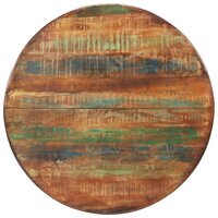 Eettafel Visser &Oslash;110x78 cm massief gerecycled hout en staal