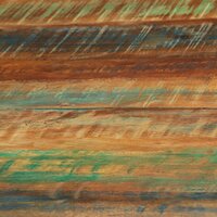 Eettafel Visser &Oslash;110x78 cm massief gerecycled hout en staal