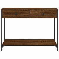 Wandtafel Lucien 100x34,5x75 cm bewerkt hout bruin eikenkleur