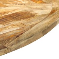 Eettafel Culi &Oslash;150x76 cm massief ruw mangohout