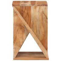 Bijzettafel DubbelZ 35x35x55 cm massief acaciahout