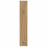 Kamerscherm/boekenkast 100x24x140 cm hout eikenkleurig