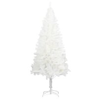 Kunstkerstboom met levensechte naalden 120 cm wit
