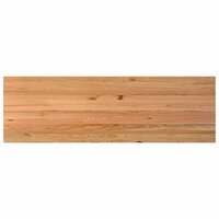 Eettafel Living rechthoekig 320x90x74 cm massief eikenhout lichtbruin