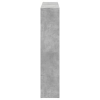 Boekenkast vakkenkast 137,5x29x137,5 cm hout betongrijs