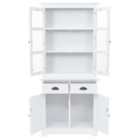 Buffetkast Nova met 4 deuren 80x40x180 cm MDF en grenenhout