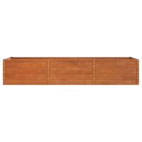 Plantenbak verhoogd 240x80x45 cm cortenstaal roestig
