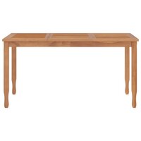 5-delige Tuinset Karma massief teakhout - tafel 150cm - 4 stoelen