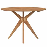 6-delige Tuinset Design massief acaciahout - ronde tafel met 5 stoelen