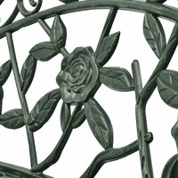 Tuinbank Rococo 100 cm gietaluminium groen
