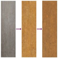 Plantenbak met kasvormig weervast staal 100x100 cm