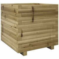 Plantenbak Gabri 50x50x49,5 cm ge&iuml;mpregneerd grenenhout