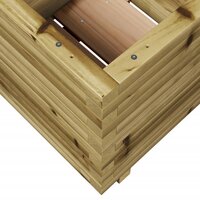 Plantenbak Gabri 50x50x49,5 cm ge&iuml;mpregneerd grenenhout