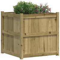 Plantenbak 70x70x70 cm ge&iuml;mpregneerd grenenhout