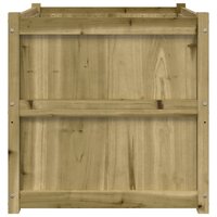 Plantenbak 70x70x70 cm ge&iuml;mpregneerd grenenhout