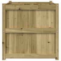Plantenbak 70x70x70 cm ge&iuml;mpregneerd grenenhout
