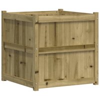 Plantenbak 70x70x70 cm ge&iuml;mpregneerd grenenhout