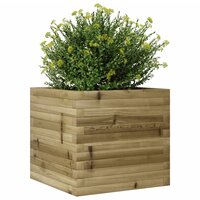 Plantenbak 50x50x45,5 cm ge&iuml;mpregneerd grenenhout
