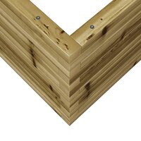 Plantenbak 50x50x45,5 cm ge&iuml;mpregneerd grenenhout