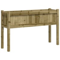 Plantenbak HenkJan met poten 110x31x70 cm ge&iuml;mpregneerd grenenhout