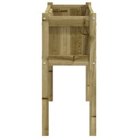 Plantenbak HenkJan met poten 110x31x70 cm ge&iuml;mpregneerd grenenhout
