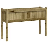 Plantenbak HenkJan met poten 110x31x70 cm ge&iuml;mpregneerd grenenhout